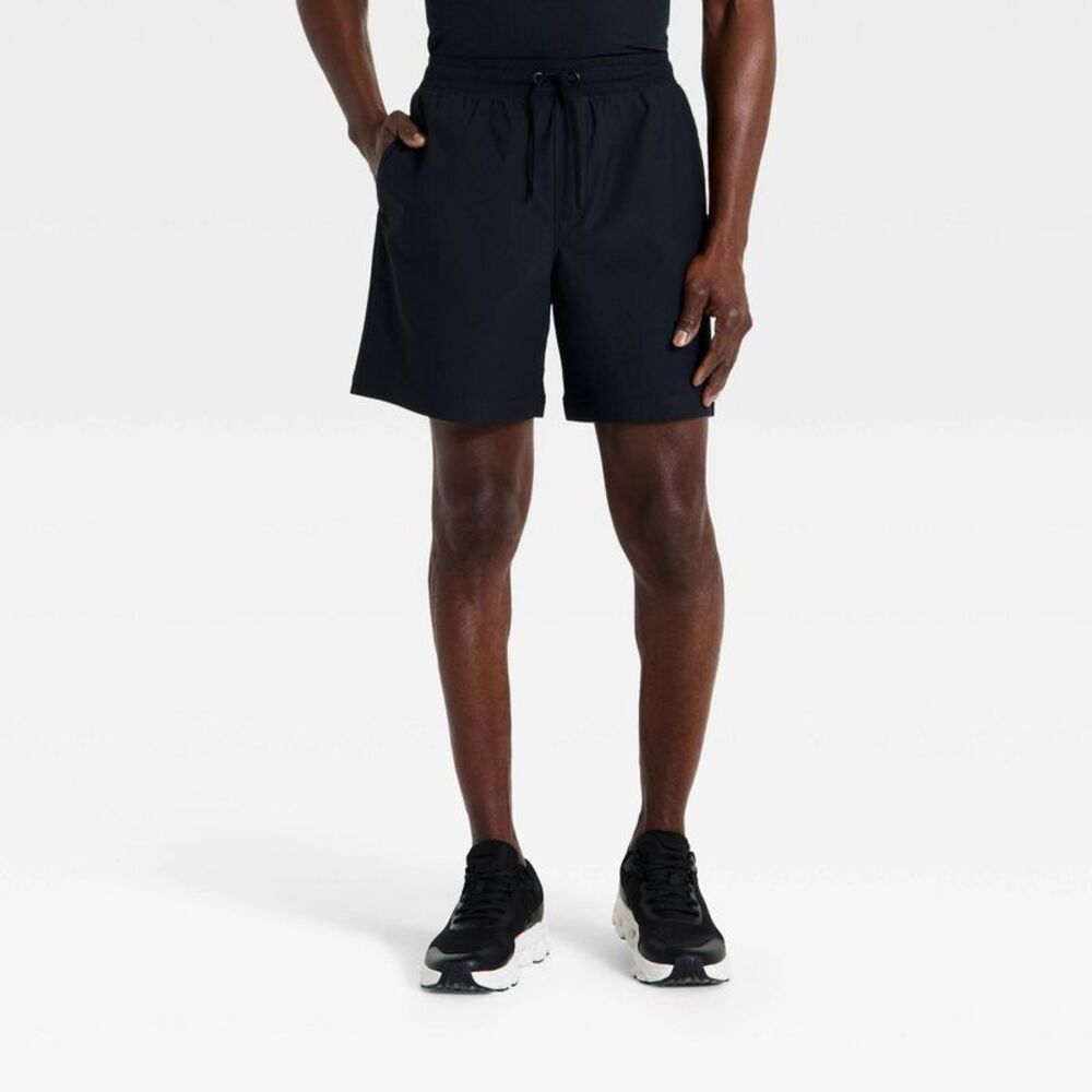 Men's 360 Lifestyle Drawstring Shorts - All in Motion Black XXL